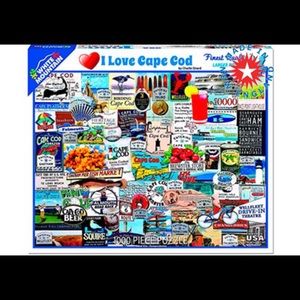 NEW White Mountain “I Love Cape Cod” Puzzle
